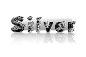 word silver on a white background