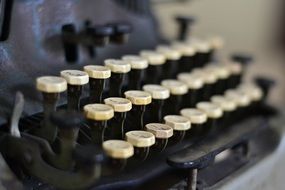 vintage retro typewriter