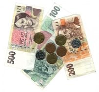 Czech banknotes and coins
