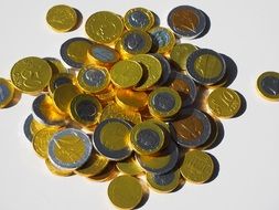 chocolate taler coins