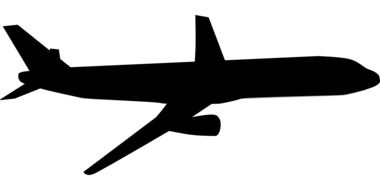 isolated airplane