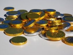 chocolate coins