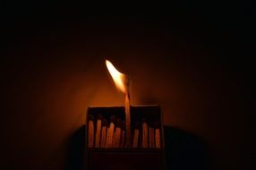 flames unique drawing