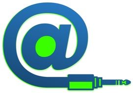 blue email icon