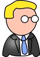 Clipart of businessman avatar