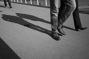 shadows business feet