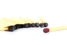 match and burnt matches