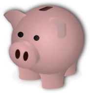 Clipart of piggy bank