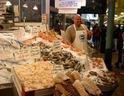 Photo of seafood market