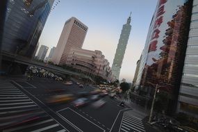 Skyscraper in Taipei, Taiwan