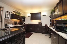 modern home office interior