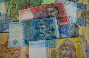 hryvnia - banknotes of Ukraine
