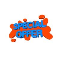 special offer, bright banner