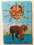 art money tiger drawing