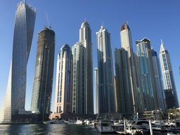 luxury glass skyscrapers in Dubai