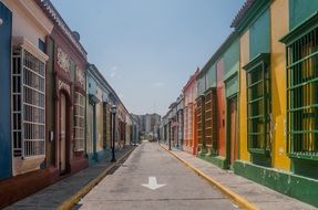 colorful houses in Venezuela