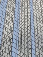 glass facade of office building