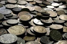 a bunch of coins