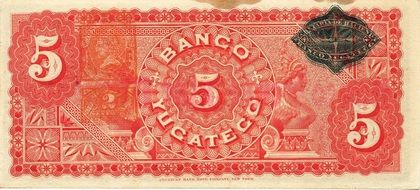 five pesos banknote mexico money