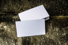 blank business cards