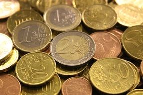 money coins euro currency