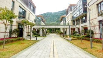 business school building in China
