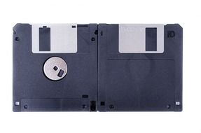 isolated floppy disks