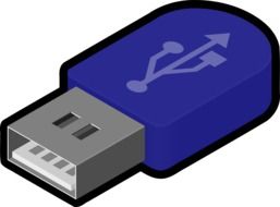 usb flash drive drawing