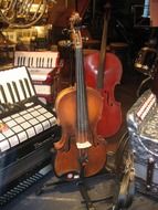 Store with musical instruments in it