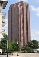 skyscraper in the downtown of dallas