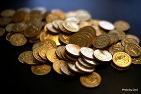 bitcoin coins gold money currency N7