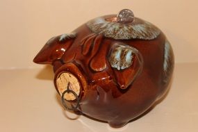 cork pig for savings