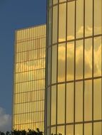 yellow glass windows