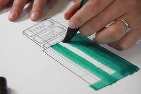 drawing with markers