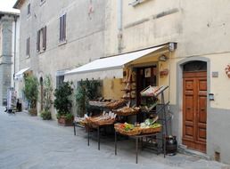 Vegetables stall in Italy