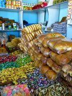 grocery store with sweets and bread