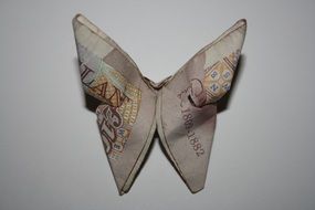 origami banknote