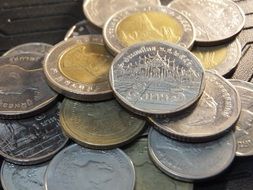 silver baht coins