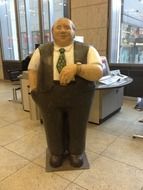 Art sculpture of man in the Germany