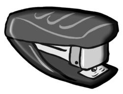 Drawing of stapler