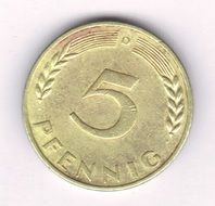 5 pfennig coin