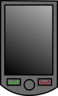 mobile phone, electronic gadget, illustration