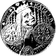 coin czech king