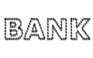 bank word art drawing