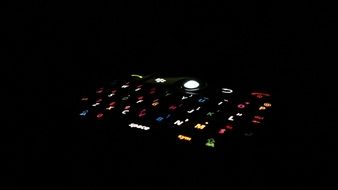 rainbow light up keyboard