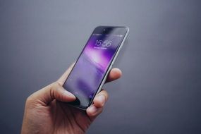 phone in man's hand