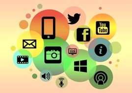 icons for searching the Internet