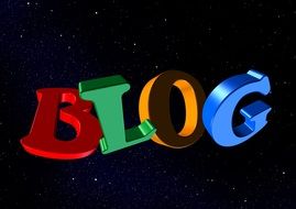 colorful word blog