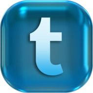 blue twitter icon on a white background