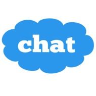 cloud with word chat